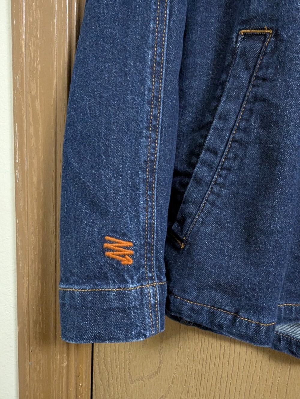 NWT Ripton Sport Utility Jean Jacket Blue Collar - Picture 4 of 14